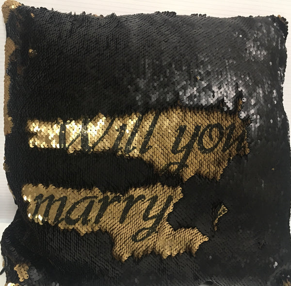 Will You Marry Me? Secret Message Pillow